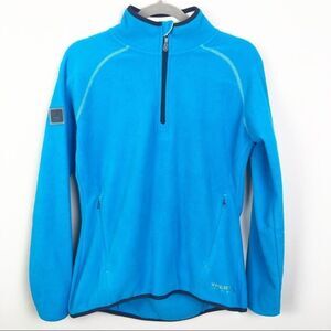 SPERRY | Turquoise Blue 1/4 Zip Pullover Fleece Top Women’s Size Medium